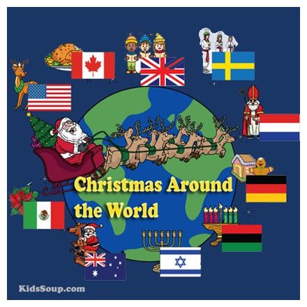 ​​﻿﻿Christmas Around the World in the Classroom | KidsSoup Kindergarten Christmas Activities, Continents And Countries, Christmas Kindergarten, Christmas Around The World, Emergent Readers, Different Countries, Christmas Activities, Worksheets For Kids, Christmas Traditions