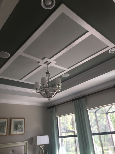 Ceiling Trim Ideas Simple, Ceiling Trim Ideas, Salon Remodel, Modern Crown Molding, Best False Ceiling Designs, Coffered Ceiling Design, Restaurant Exterior Design, Pop Design For Hall, Pop Design For Roof