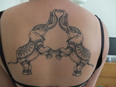 Lyle Tuttle, Elephant Tattoo Design, Indian Tattoo, Elephant Tattoo, Elephant Tattoos, Wings Tattoo, Best Tattoo Designs, Back Tattoos, Trendy Tattoos