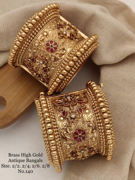 To buy whatsapp 9335835609 #highgoldbangle #goldbangle #kada Kada Designs Gold, Gold Bangle Watch, Gold Kada, Wedding Jewelry Sets Bridal Jewellery, Hand Chain Jewelry, Indian Wedding Jewelry Sets, Gold Bangles For Women, Gold Earrings Models, Indian Bridal Jewelry Sets