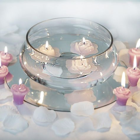 Candle wedding centerpieces