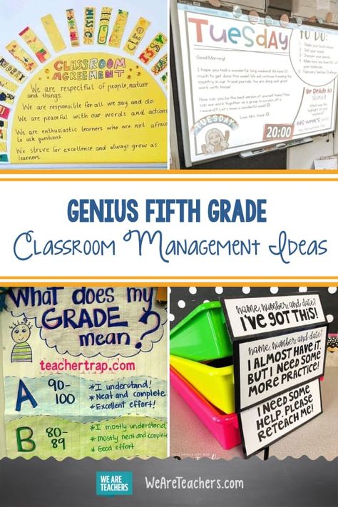 5th Grade Classroom Procedures, 5th Grade Incentive Ideas, Fifth Grade Teacher, Grade 5/6 Classroom, 4th Grade Behavior Management, Fifth Grade Classroom Theme, Rti Classroom Setup Ideas, Cute 3rd Grade Classrooms, Stylish Classroom