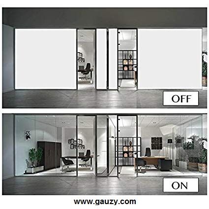 Electric privacy Switchable glass is a versatile glass that can be used in residential and commercial units. Nowadays, it is popularly used in corporate offices for its numerous benefits. Smart Houses, Glass Wall Office, Partition Door, Smart Glass, Glass Office, Office Partition, Glass Installation, Privacy Film, Laminated Glass