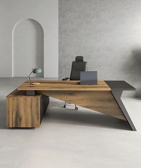 Modern Office Table Design, Executive Office Design, Modern Office Table, Feminine Living Room, Shop Counter Design, Luxury Office Furniture, Office Desk Designs, Office Wall Design, Office Table Design