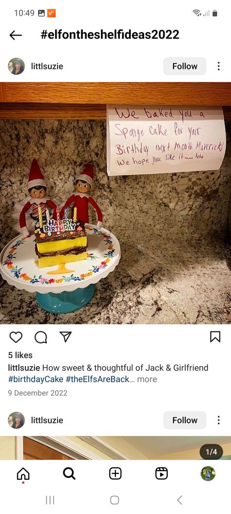 Elf On The Shelf Happy Birthday, Happy Birthday From Elf On The Shelf, Elf On The Shelf Ideas Birthday, Elf On Shelf Birthday Ideas, Happy Birthday Elf On The Shelf Ideas, Elf Birthday Ideas, Birthday Elf On The Shelf Ideas, Elf On The Shelf Birthday Ideas, Elf On The Shelf Cake