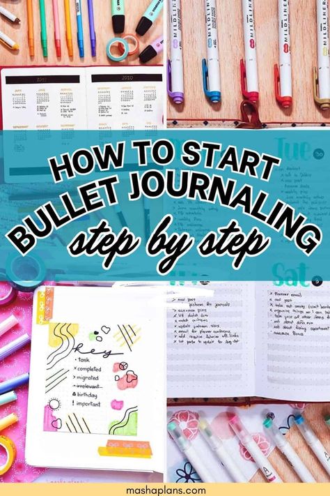 Discover how to create a bullet journal with our beginner-friendly guide, perfect for those new to this creative planning method. This bullet journal guide covers everything you need to know about how to bullet journal for beginners, including step-by-step instructions on how to make your own bullet journal. This bullet journal for beginners guide offers the perfect starting point. Click to learn how to start a bullet journal and transform your planning game! How To Make A Bullet Journal, Dot Journal Ideas For Beginners, Bullet Journal Guide, Journaling For Beginners, Journal For Beginners, Journal Guide, Bullet Journal Work, How To Bullet Journal, Bullet Journal For Beginners