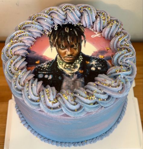 Lil Durk Birthday Cake, Juice Wrld Birthday Cake, The Pre Party Juice Wrld, Funny Juice Wrld, Juice Wrld Pfps Rare, Birthday Wishlist, Juice, Birthday Cake, Cake