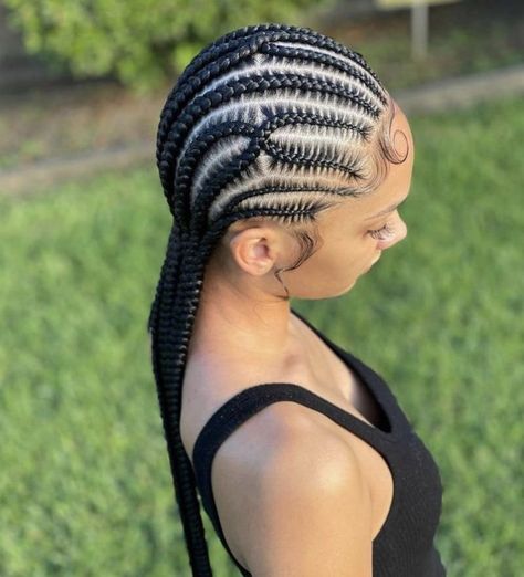 Braid Pictures, Ghana Braid Styles, Ghana Braids Hairstyles, Lemonade Braids Hairstyles, Cornrows Braids For Black Women, Braids Pictures, Short Box Braids Hairstyles, Braided Hairstyles For Black Women Cornrows, Feed In Braids Hairstyles