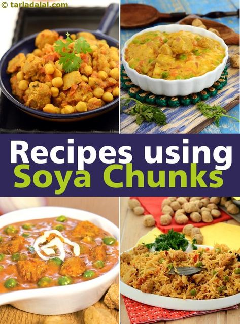 Soy Chunks Recipes, Soya Curry, Soy Chunks, Soya Chunks Recipe, Subzi Recipe, Soya Recipe, Calories In Vegetables, Soya Chunks, Rajasthani Food