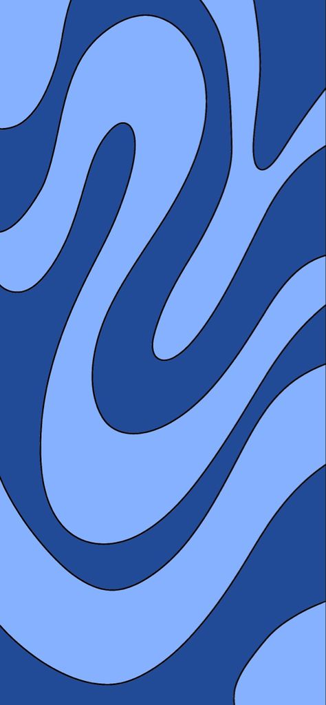 Blue Wavy Wallpapers, Funky Illustrations Wallpaper, Blue Groovy Wallpaper, X Ray Aesthetic Wallpaper, Color Swirl Wallpaper, Wallpaper 70s Aesthetic, Blue Swirls Wallpaper, Cool Patterns To Paint, Blue Swirl Wallpaper