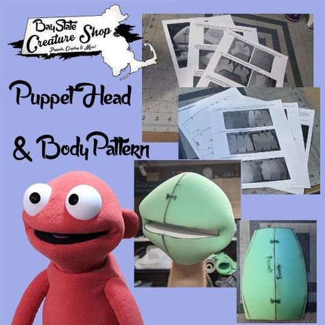 Details puppets How To Make Foam, Professional Puppets, Custom Puppets, Puppets Diy, Silly Puppets, Puppet Patterns, Fleece Patterns, Cute Sewing Projects, Puppet Making