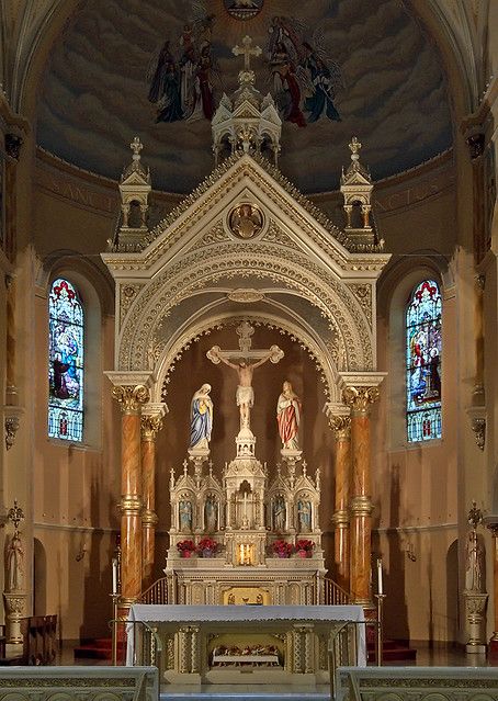 Anthony Of Padua, Saint Louis Missouri, Catholic Altar, Saint Anthony Of Padua, Church Interior, Saint Anthony, Old Churches, Cathedral Church, Church Architecture