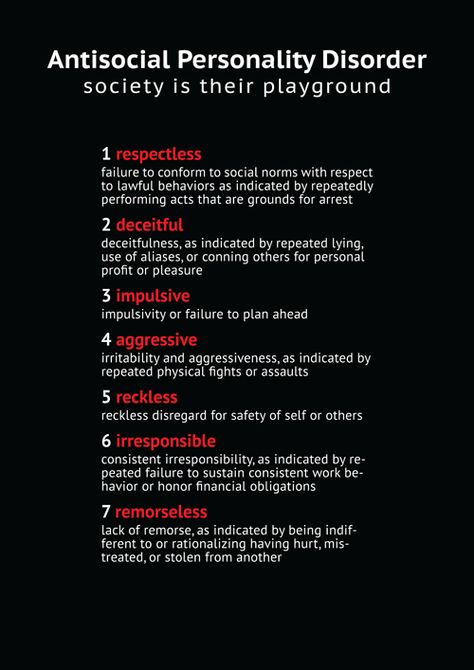 Antisocial Personality Disorder, also know as Psychopaths and Sociopaths. Anti Social Personality, Social Personality, Psychological Tips, Antisocial Personality, Personality Disorders, Mental Disorders, Forensic, Personality Disorder, Health Blog