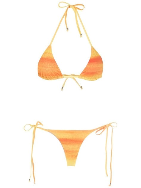 Yellow Bikinis, Tropical Bathing Suits, Swimsuit Inspo, Yellow Gradient, Swimsuits Outfits, Cute Bathing Suits, Summer Bikinis, Cute Bikinis, Cute Swimsuits