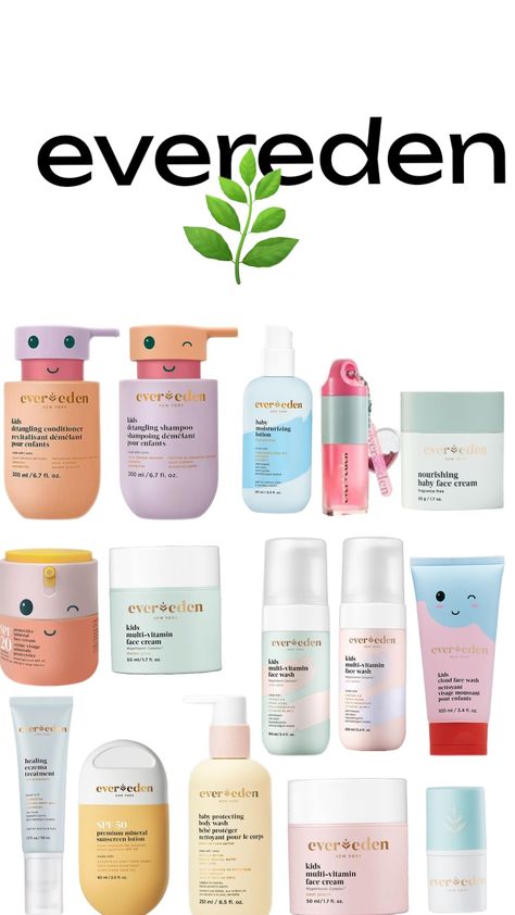 #evereden #kids #skincare Skin Care For 9-10 Years, Everdeen Skincare, Skin Care For 10 Year Girl, Evereden Kids Skincare, Drunk Elephant Skincare For Kids, Everdeen Skincare Kids, Skin Care For 11 Year, Ever Eden Skincare, Kids Skin Care Products