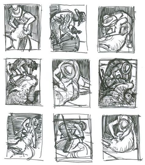 Using thumbnail sketches: 50 Thumbnails | LIFE NEEDS ART Thumbnailing Sketches, Thumb Nail Sketches, Art Thumbnails Sketch, Comics Thumbnails, Compositional Drawings, Composition Thumbnails, Thumbnails Art, Thumbnails Sketches, Thumbnail Illustration