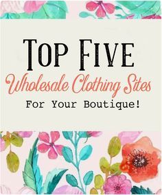 Best Wholesale Vendors For Boutiques, Boutique Wholesale Vendors, Wholesale Boutique Clothing Vendors, Small Boutique Ideas Clothing, Southern Boutique Names, Online Boutique Ideas, Clothing Boutique Ideas, Online Boutique Business, Wholesale Clothing Vendors