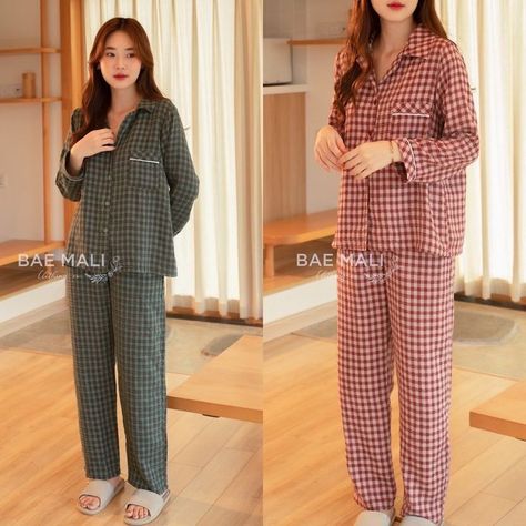 Koala Craft, Striped Pajama Set, Night Suit For Women, Cotton Night Dress, Pajama Style, Striped Pajama, Fashion Illustrations Techniques, Comfy Casual Outfits, Pajama Fashion