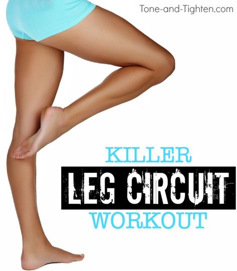 Killer At Home Leg Circuit Workout | Tone and Tighten Killer Legs Workout, Leg Circuit Workout, Killer Leg Workouts, Leg Circuit, Circuit Workouts, Leg Workout At Home, Single Leg Deadlift, Advanced Workout, Leg Training