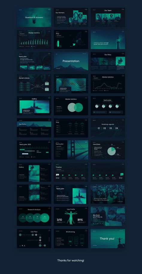 FREE Powerpoint - 50 slides - Wide Awake.pptx on Behance Slide Ideas Powerpoint, Free Template Powerpoint Slide Design, Cool Presentation Design, Slide Deck Design, Tech Presentation, Graphic Design Presentation, Tech Portfolio, Powerpoint Designs, Presentation Slides Design