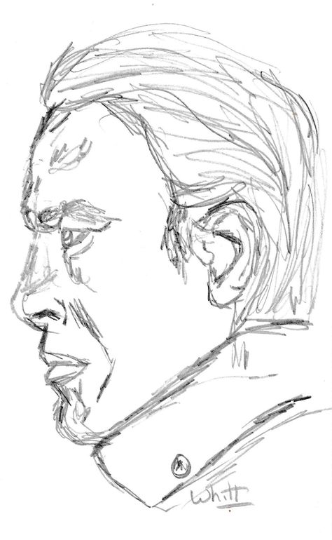 #360 of 1001, Old Man Side View | Pencil Art by Tim Old Man Side Profile Drawing, Man Side Profile Sketch, Old Man Side Profile, Man Side Profile Drawing, Man Side View, Old Man Drawing, Side Face Drawing, Male Face Drawing, Side View Drawing