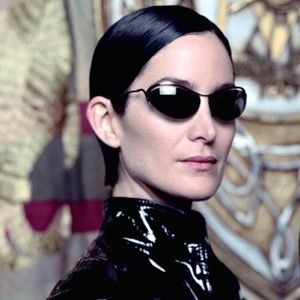 Image result for trinity matrix The Matrix Trinity, Matrix Trinity, Cosplay Glasses, Black Mirror Frame, Glasses Style, Acrylic Frame, Metal Fashion, The Matrix, Black Mirror