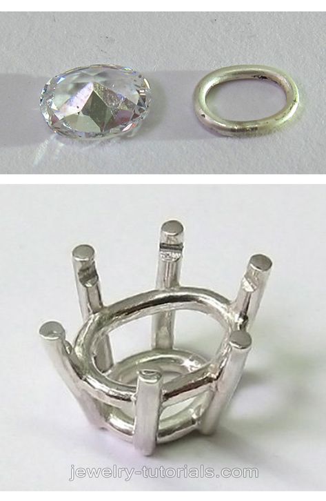 Prong Setting Ring, Oval Gemstones With Prong Setting For Formal Occasions, Oval Gemstones With Prong Setting For Wedding, Oval Natural Stones For Jewelry Making, Elegant Oval Cabochon For Jewelry Making, Oval Stones For Jewelry Making, Ring Ideas Diy, Stone Settings Jewelry, Silversmithing Jewelry