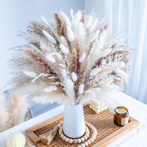 PRICES MAY VARY. ❁BEAUTIFUL HOME DECOR - Be ready for our attention-grabbing pampas grass to stand out in any room!Whether it be homes, offices, or weddings, our pampas grass fits effortlessly with boho, farmhouse, and modern style decorations! ❁With proper care -our Pampas Grass Bouquet can last up to three years, making it a sustainable and eco-friendly decorating option.keep it dry and enjoy the beauty of this low-maintenance floral arrangement,our pampas grass is an easy and low-maintenance Hippie Camper, Wedding Floral Arrangements, Dried Flowers Bouquet, Grass Bouquet, Pampas Grass Bouquet, Dried Pampas, Grass Decor, Pampas Grass Decor, Van Conversions