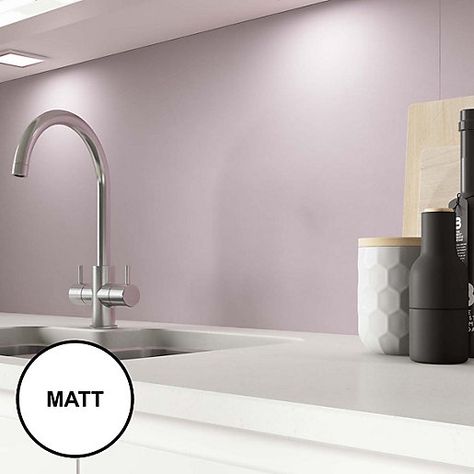 AluSplash Splashback Frosted Flora - Matt | Wickes.co.uk Glass Splashback Kitchen Color Schemes, Cashmere Gloss Kitchen, Glass Splashback Kitchen, Acrylic Splashbacks, Cashmere Kitchen, Gloss Kitchen, Bespoke Kitchen Design, Grey Lavender, Kitchen Splashbacks