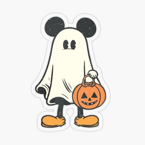 Disney Halloween Stickers, Halloween Printouts, Pixar Stickers, Spooky Disney, Halloween Fanart, Mickey Ghost, Stickers Disney, Christmas Hand Painted, Yeti Stickers