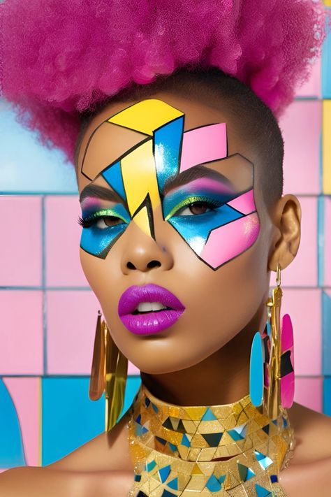 Avant Garde Fashion Editorial, Avant Garde Makeup Editorial, Extreme Makeup Looks, Futuristic Makeup, Extreme Makeup, Extreme Fashion, High Fashion Makeup, Avant Garde Makeup, Drag Makeup