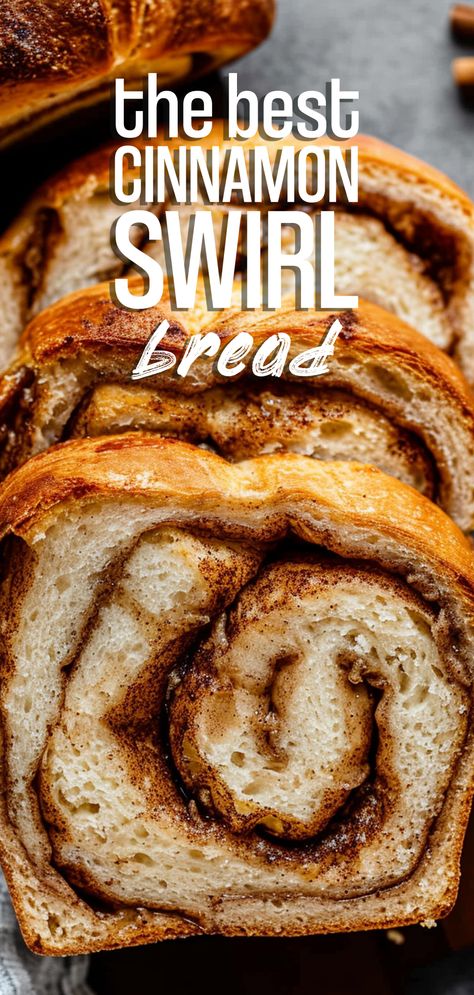 Cinnamon Swirl Bread [2 Hours] – Chasety Recipe For Cinnamon Bread, Sweet Bread Loaves, Delicious Homemade Bread, Cool Bread Recipes, Easy Cinnamon Swirl Bread, Homemade Bread Sweet, Bread Recipes Oven, Cinammon Swirl Bread, Things To Make Homemade Food