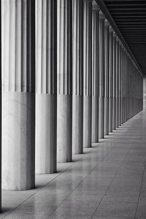 THE ACCOUNTS Column Cladding, Modern Column, Interior Columns, Pillar Design, Minimalist Apartment, Column Design, Sky Garden, Brutalist Architecture, Classic Architecture