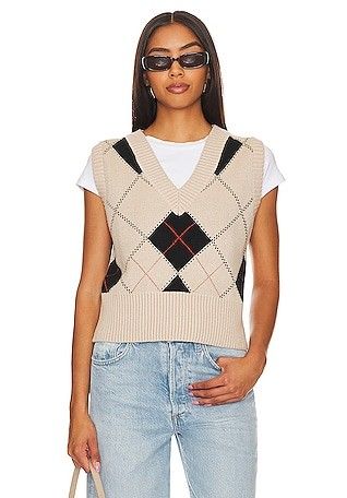 Argyle Vest, More To Come, Revolve Clothing, Black Tan, Black And Tan, Price Match, 30 Day, Toast, Sweaters For Women