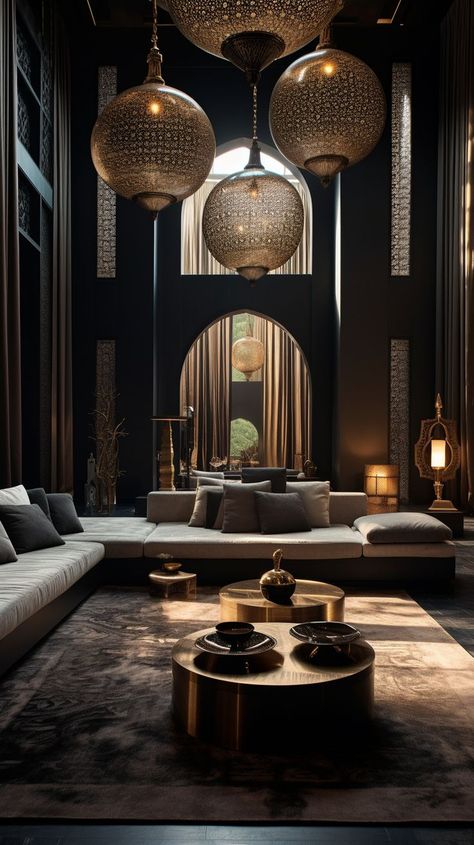 Arabian Interior Design Arabian Interior Design, Ideation Room, Arabian Interior, Interior Design Timeless, Bali Furniture, Hotel Design Architecture, Round Coffee Tables, Glamour Decor, Salon Suites Decor