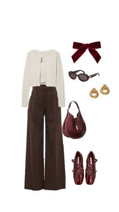 Brown Pants Outfit, Outfits Hijab, Everyday Fashion Outfits, Model Look, Brown Pants, Fashion Mistakes, Modest Fashion Outfits, 가을 패션, Outfit Inspo Fall