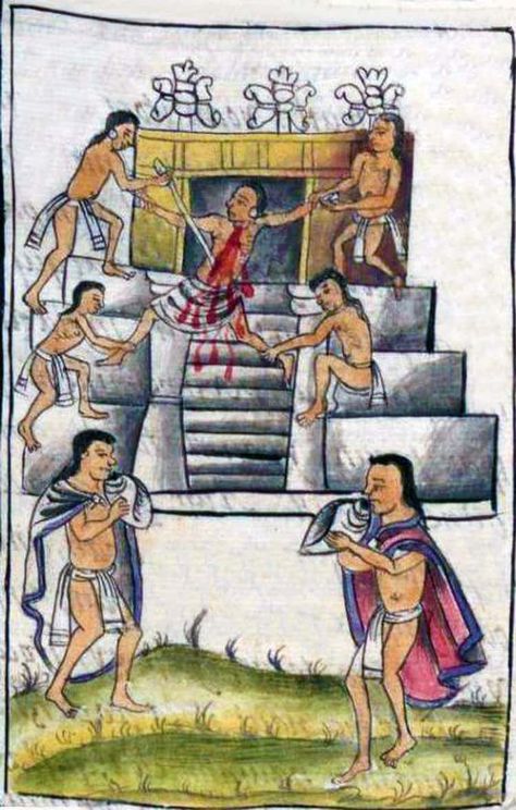 Horrifying Facts About the Aztec Flaying Ceremony Aztec Sacrifice, Human Sacrifice, Ancient Mexico, Primitive Technology, The Aztecs, Ancient Aztecs, Aztec Culture, Ancient Maya, Film Design