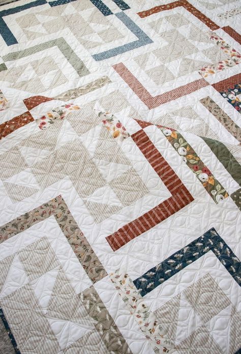 Quilts From Jelly Rolls, Modern Jelly Roll Quilt Patterns, Jelly Roll Log Cabin Quilt Pattern, Jelly Roll Quilt Patterns Free Tutorials, Jelly Roll Quilt Patterns Free, Free Jelly Roll Quilt Patterns, The Smart Cookie, Jelly Roll Quilts, Beginner Quilt Patterns Free