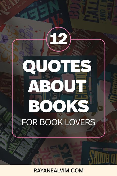 12 Hand Lettering Quotes About Books for Book Lovers (+Free Printables & Wallpapers) Bookish Quotes Book Lovers, Book Quotes Stickers, Quotes About Books Aesthetic, Book Lovers Quotes Funny, Quotes About Reading Books, Book Lover Quotes, Quotes About Books, Quotes About Reading, Book Sayings