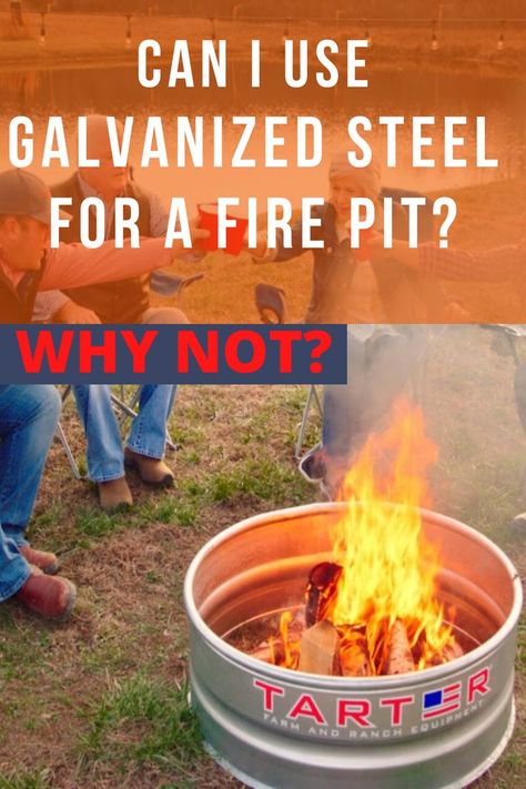 Can I Use Galvanized Steel For A Fire Pit Metal Ring Fire Pit Ideas, Metal Fire Pit Ring, Outdoor Fire Pit Diy, Steel Fire Pit Ring, Make A Fire Pit, Fire Pit Ring, Metal Fire Pit, Steel Fire Pit, Fire Ring