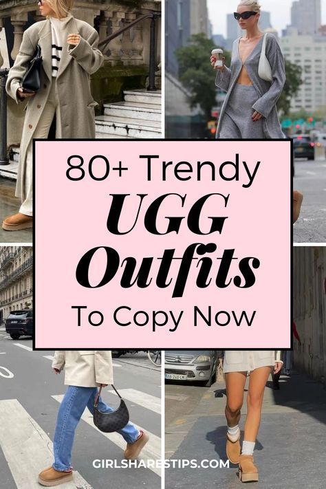 Ugg Dippers Outfit, Ugg Lowmel Sneaker Outfit, Style With Ugg Boots, Classic Dipper Ugg Outfit, How To Wear Ugg Slippers Outfit, Ugg Clogs Outfit Winter, Uggs Mini Platform, Ugg Platform Mini Outfit, Ugg Funkarra Cabin Cuff Outfit