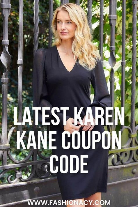 Karen Kane Coupon Code Karen Kane, Fashion Tips For Women, Fashion Essentials, Discount Code, Discount Coupons, Get Ready, Coding, Women's Fashion, Wardrobe