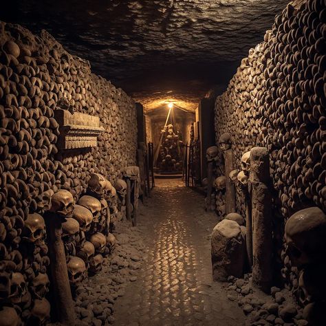 Paris France Catacombs. This subterranean world, while eerie… | by Sandy Rowley | Oct, 2023 | Medium