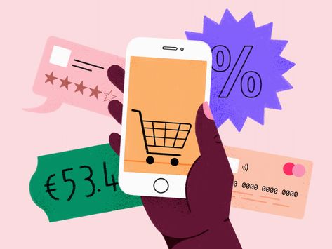 Alana Keenan - Online Shopping Banking Animation, Shopping Animation, Banking Branding, Online Shopping Illustration, Stuttgart Germany, Motion Graphics Inspiration, Online Shop Design, Illustration Animation, Motion Graphics Design