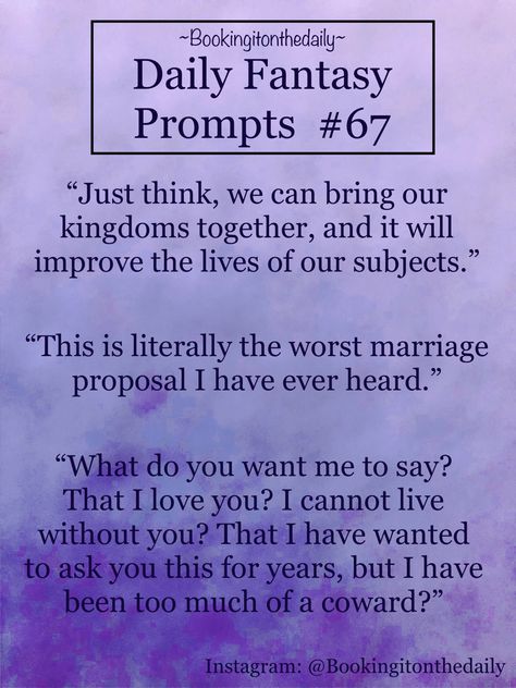 #writing #writingprompts #dialogueprompts #dailyprompts #inspiration #creativewriting #prompt #dailywritingprompts #bookingitonthedaily #dialoguewritingprompts #dialogue #writersofinstagram #writingcommunity #storyideas #storyinspiration #writinginspiration #storyprompt #writersgram #writingpromptsdaily #novelwriting #writersofig #fantasy #fantasyprompts #fantasywriting #themedprompts #fantasyinspiration #fantasynovel #writingfantasy #proposal #royalty Proposal Prompts, Diagloue Prompts, Royal Au Prompt, Diolaugue Prompts, Royal Prompts Writing, Royalty Prompts, Fantasy Dialogue Prompts, High Fantasy Prompts, Writing Prompts Royalty Inspiration