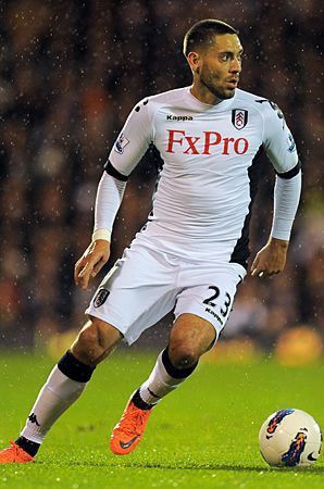 Clint Dempsey, Fulham FC Club Pictures, Soccer Images, Craven Cottage, Clint Dempsey, Fulham Fc, Football T Shirts, Cleats Football, Us Soccer, Bleacher Report