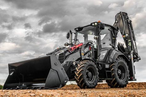 Celebrate 30 Years of Backhoe-Loader Production with Caterpillar's Anniversary Machine — Construction Junkie James Bond Outfits, Cat Construction, Ing Civil, 6x6 Truck, Caterpillar Equipment, Motorcycle Equipment, Tractor Accessories, Heavy Construction Equipment, Backhoe Loader