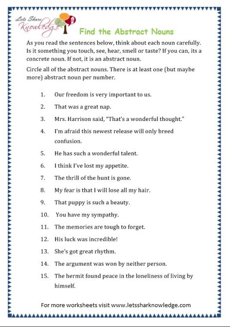 Grade 3 Grammar Topic 1: Abstract Nouns Worksheets – Lets Share Knowledge Kinds Of Nouns Worksheet, Freedom Drawing Ideas Easy, Abstract Nouns Worksheet, Freedom Drawing, Abstract Nouns, Nouns Worksheet, Fractions Worksheets, Future Teacher, Number Worksheets