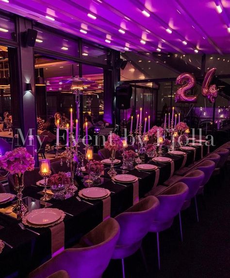 Wine Bar For Party Entertaining, Luxury Bday Party Ideas, Divine Feminine Party Theme, 21st Birthday Party Venue Ideas, Private Dinner Party Decor Elegant, Repunzal Themed Sweet 16, 35th Birthday Ideas For Her Decorations, Birthday Dinner Party Themes, Sweet 16 Color Theme