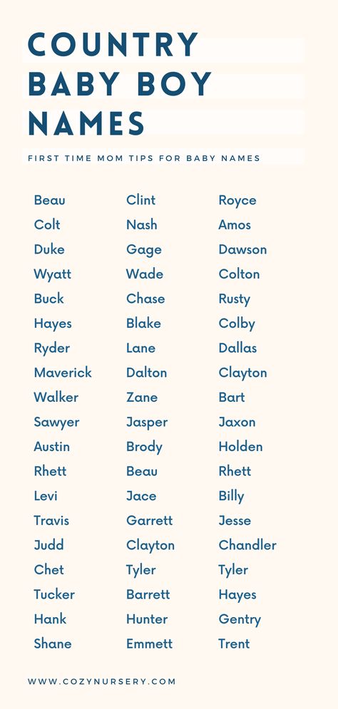 Ready to name your little cowboy? Check out our list of 100 country baby boy names inspired by southern charm and cowboy bravado. These names are perfect for a life of adventure. #SouthernBabyNames #MomTips Ivy Name Meaning, Country Baby Names First And Middle, Cowboy Names For Boys, Boy Names Southern, Cowboy Baby Names, Boy Name List, Southern Baby Boy Names, Country Baby Boy Names, Southern Boy Names